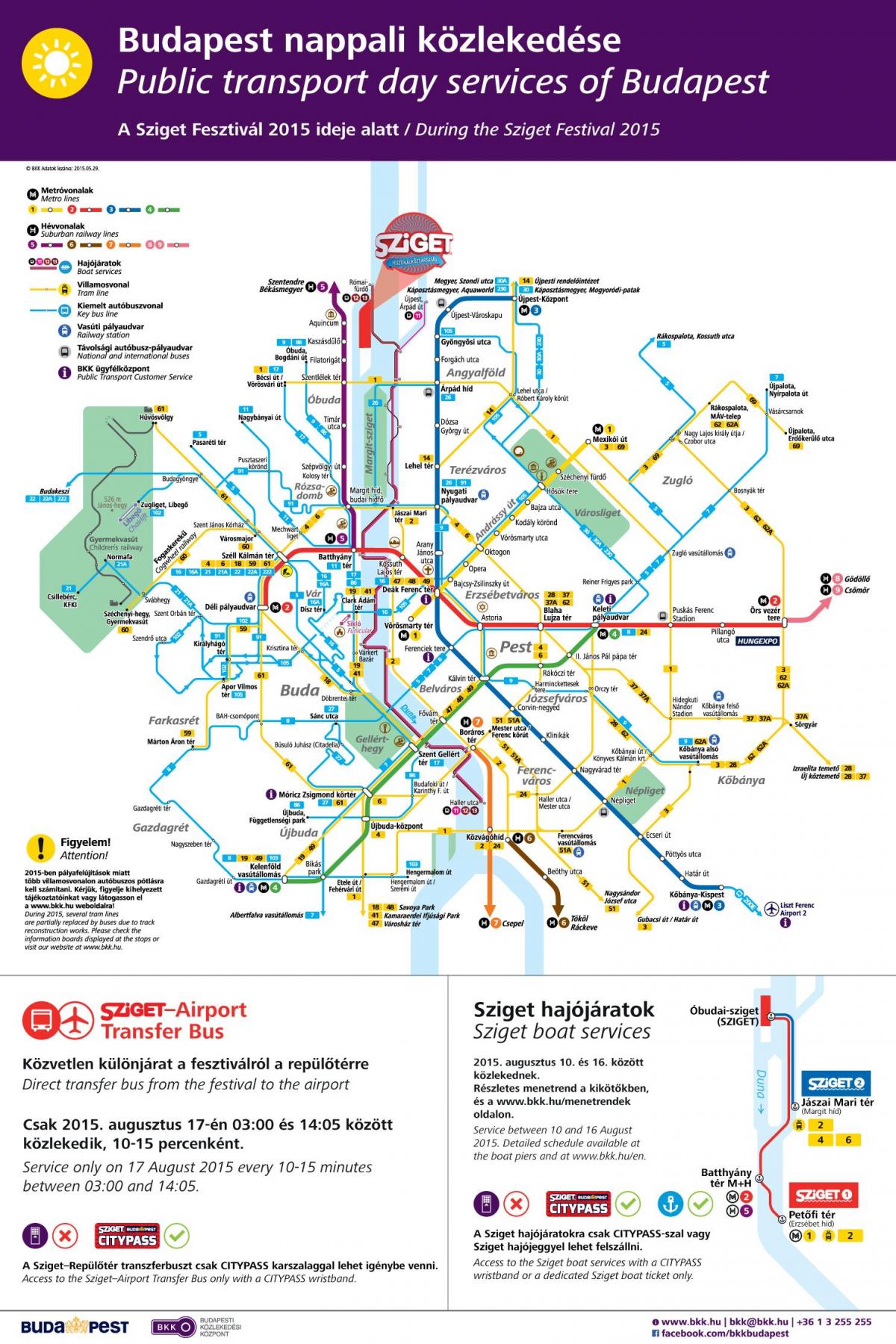 Budimpešta tramvaj karti