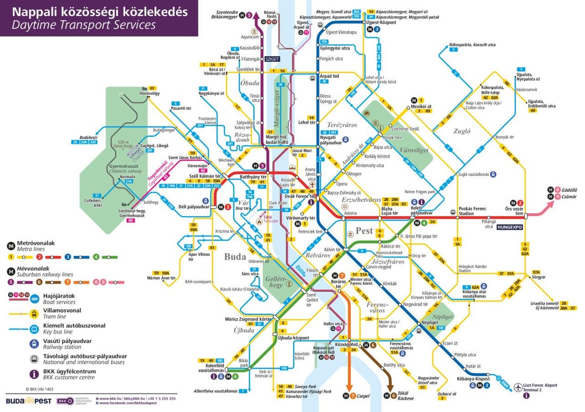 autobusom Budimpešta karti