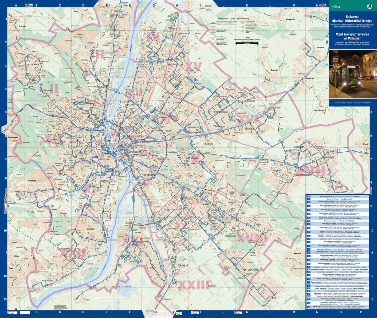 Budimpešta noćni autobus karti