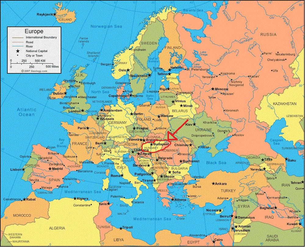 lokacija karti Budimpešte