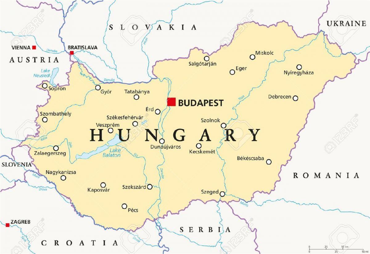 lokacija Budimpešta karta svijeta