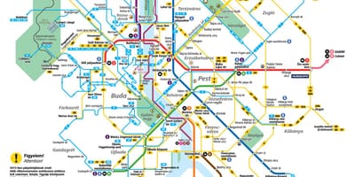 Budimpešta tramvaj karti