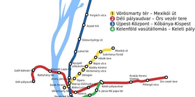 Karta Budimpešta Keleti