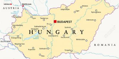 Lokacija Budimpešta karta svijeta
