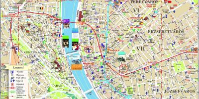 Budimpešta stvari za učiniti kartu